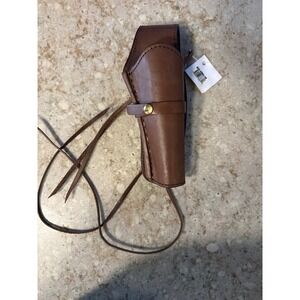 Western Express Chocolate Brown Leather Gun Holster Right Handed .38 Cal MOD 514